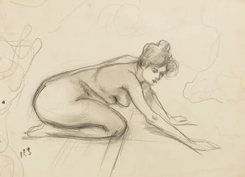 Studie eines Akts, ca. 1900